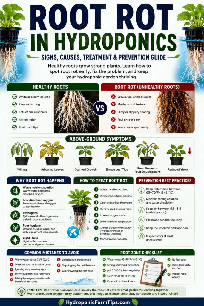 Root Rot in Hydroponics Guide