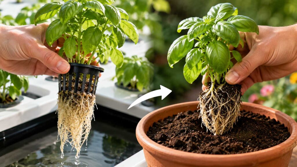How to Transfer Plants from Hydroponics to Soil