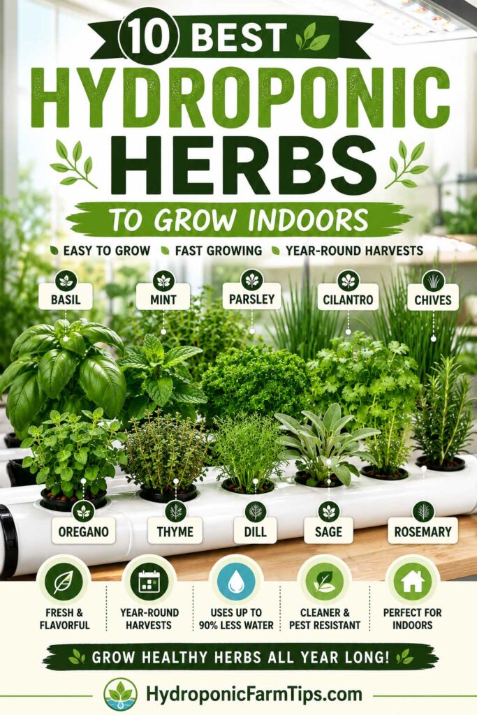 best herbs to grow hydroponically