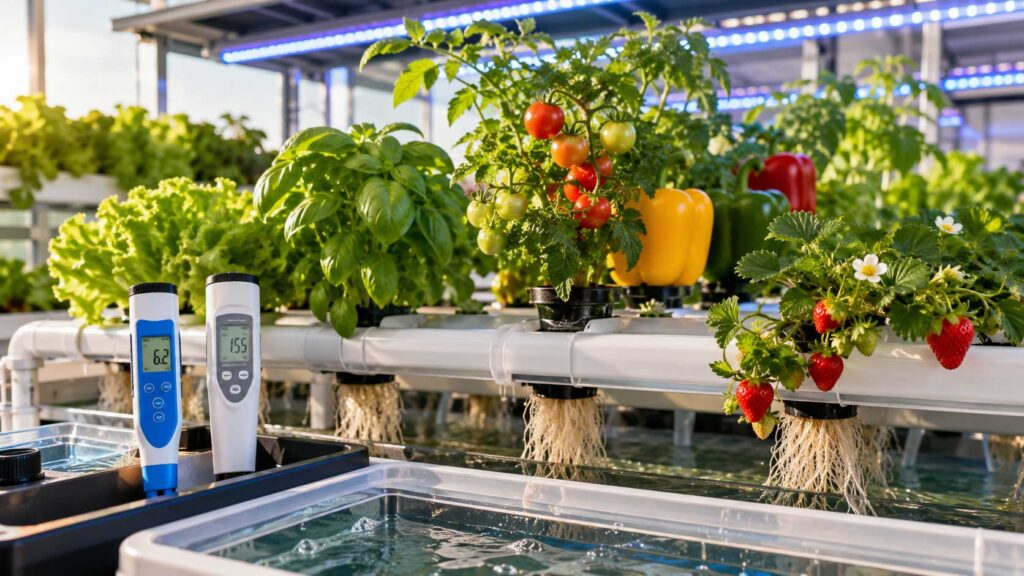 hydroponic nutrient and ph chart