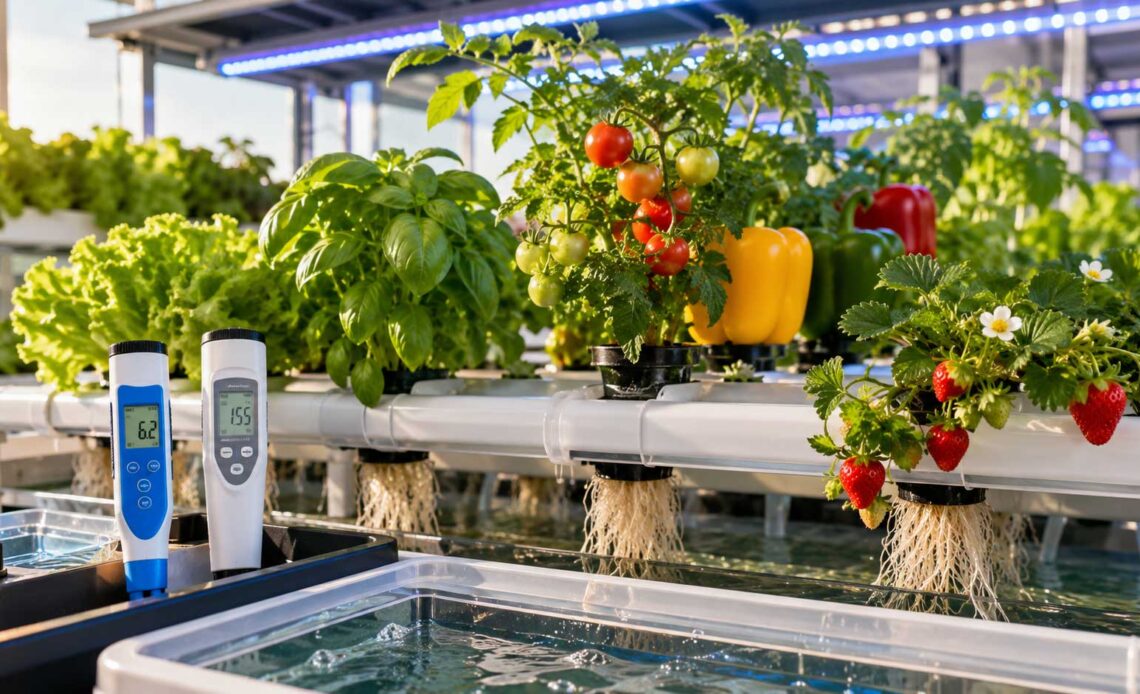 hydroponic nutrient and ph chart