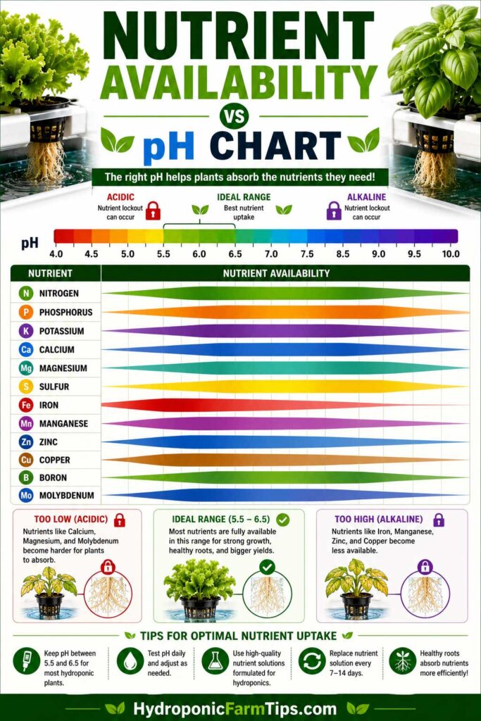 hydroponic nutrient chart