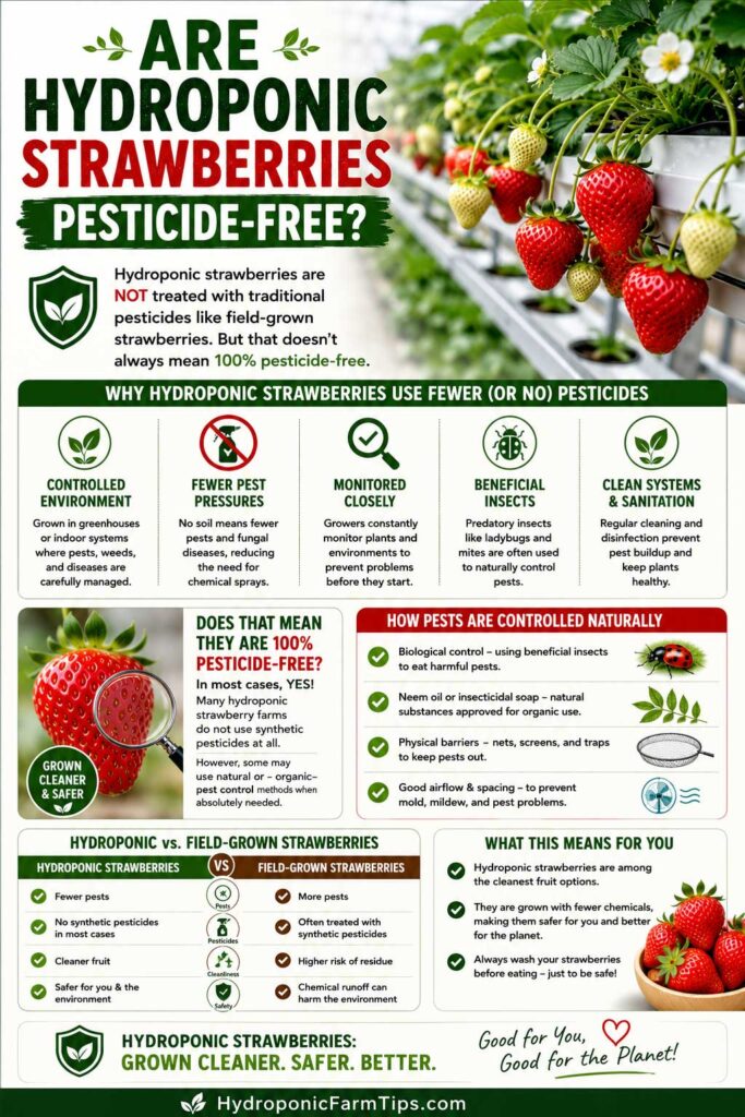 Are Hydroponic Strawberries Pesticide-Free