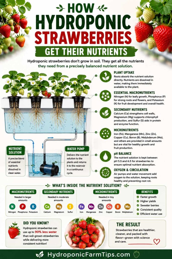 How Do Hydroponic Strawberries Get Their Nutrients
