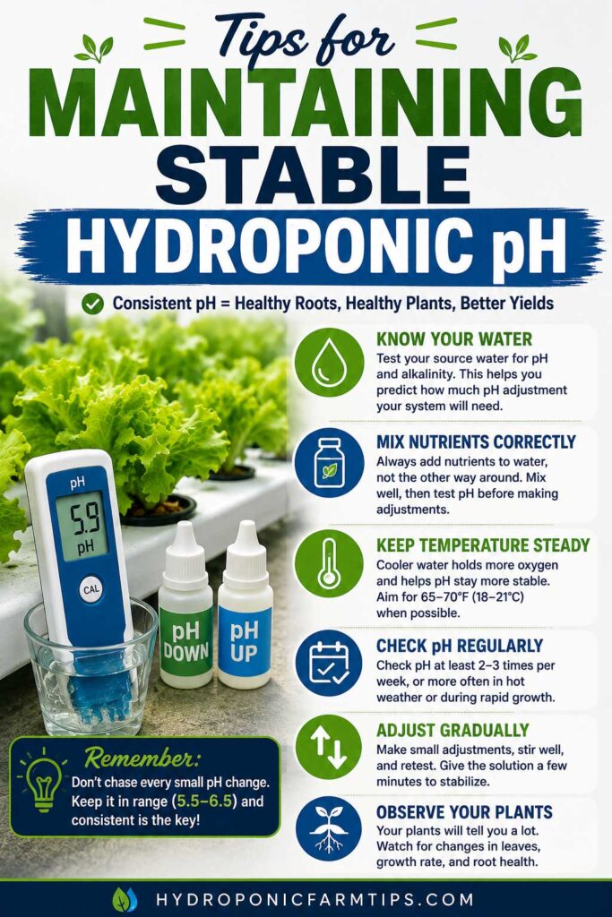 Tips for Maintaining Stable Hydroponic pH