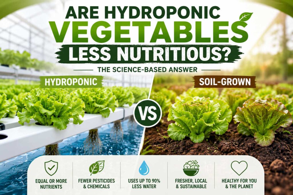 Are Hydroponic Vegetables Less Nutritious
