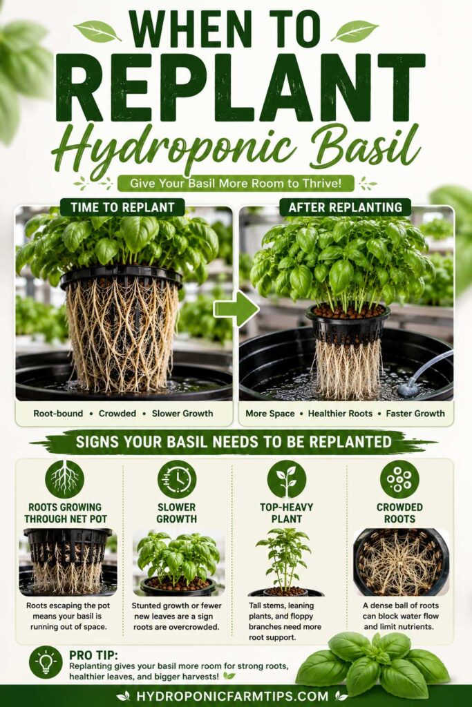 When to replant hydroponic basil hydroponic basil care