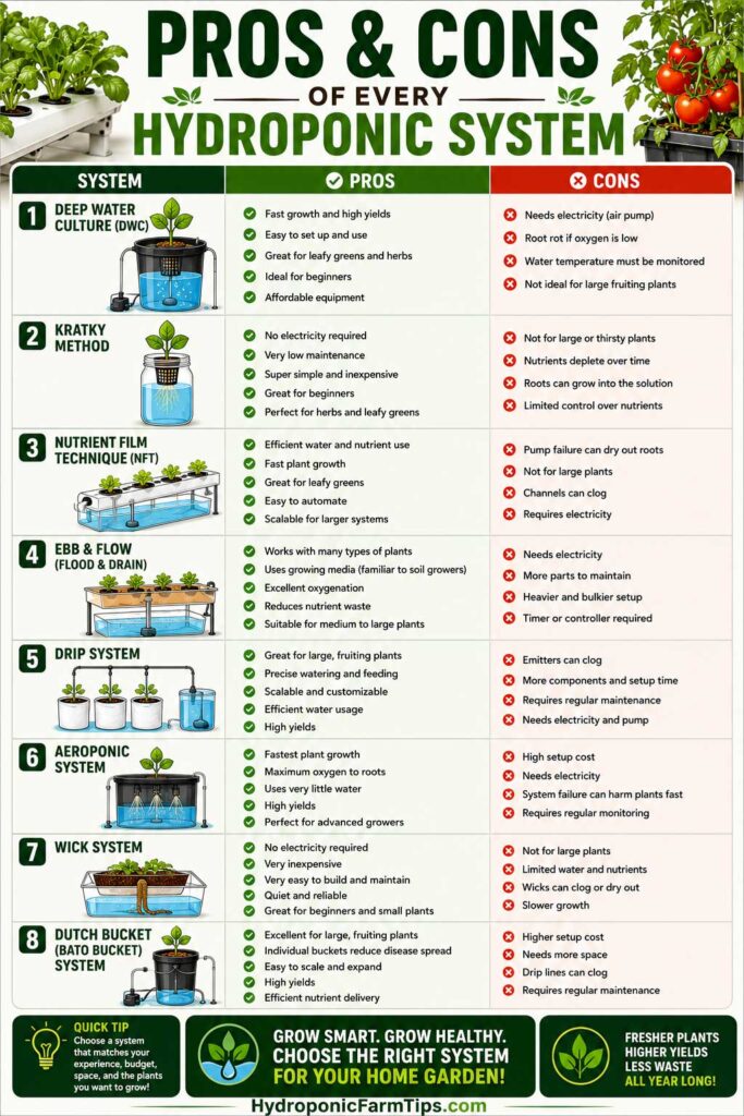 hydroponic gardening Hydroponic Systems for Home pro and cons