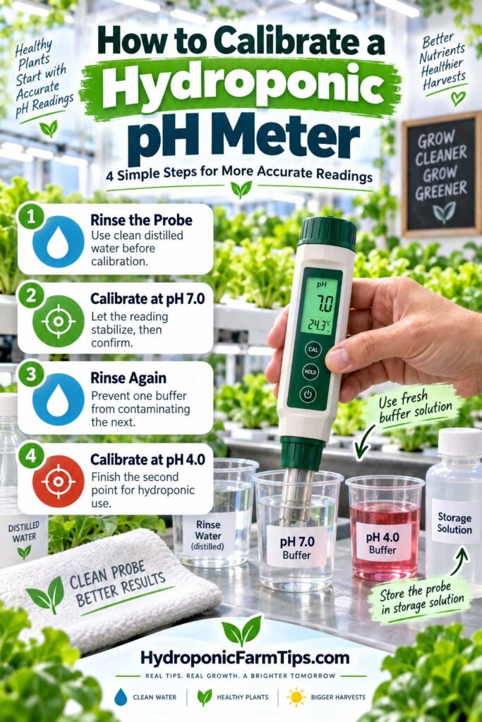 How to Calibrate a Hydroponic pH Meter