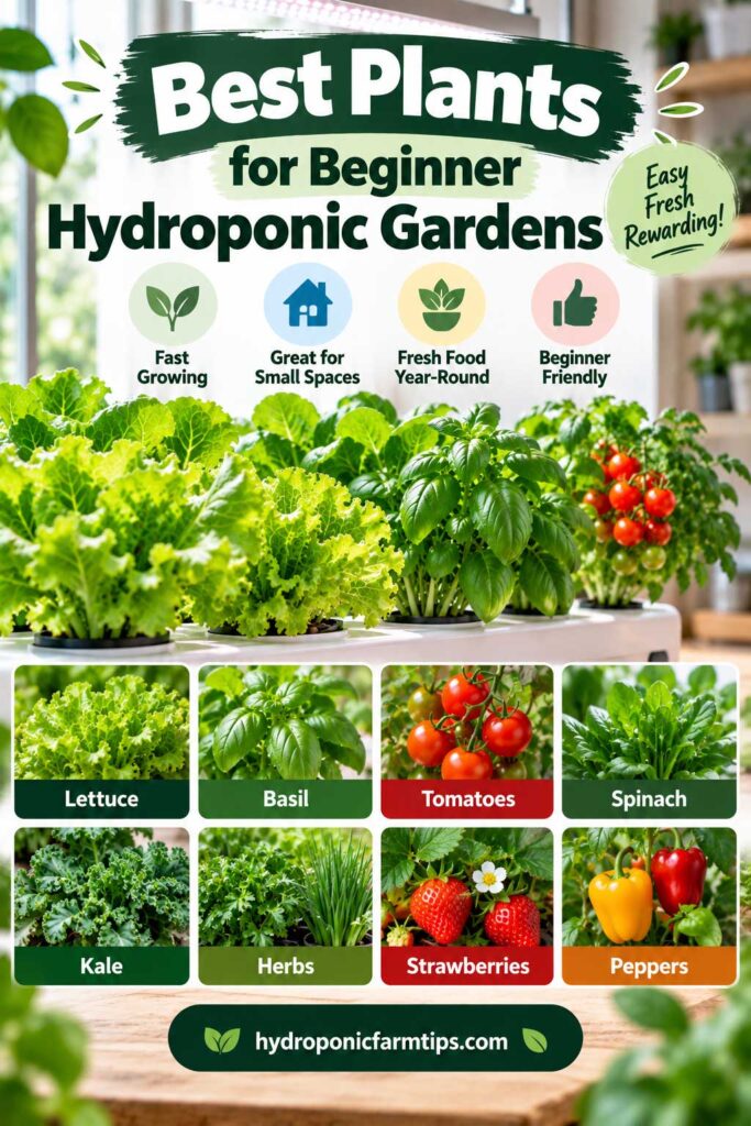 Best Plants for Beginner Hydroponic Gardens