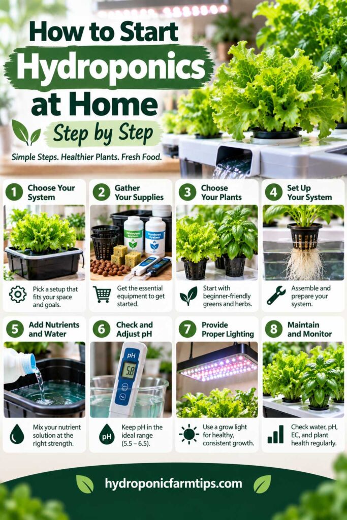 How to Start Hydroponics at Home Step by Step