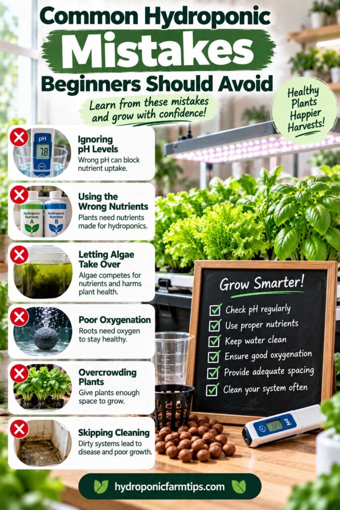 Hydroponic Mistakes Beginners Should Avoid