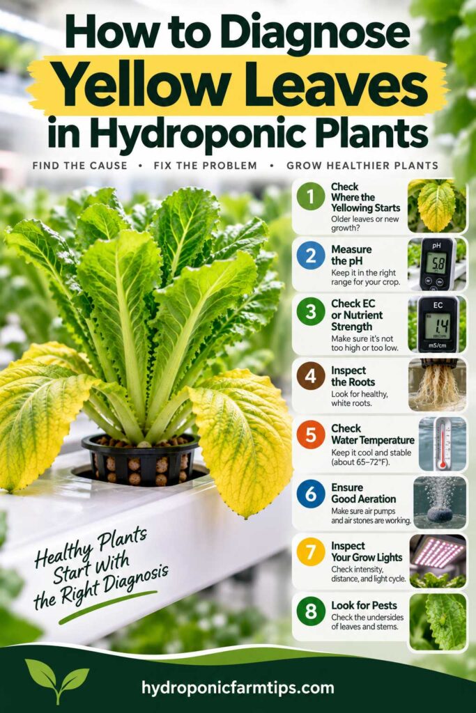 Hydroponic Yellow Leaves Diagnostic Guide