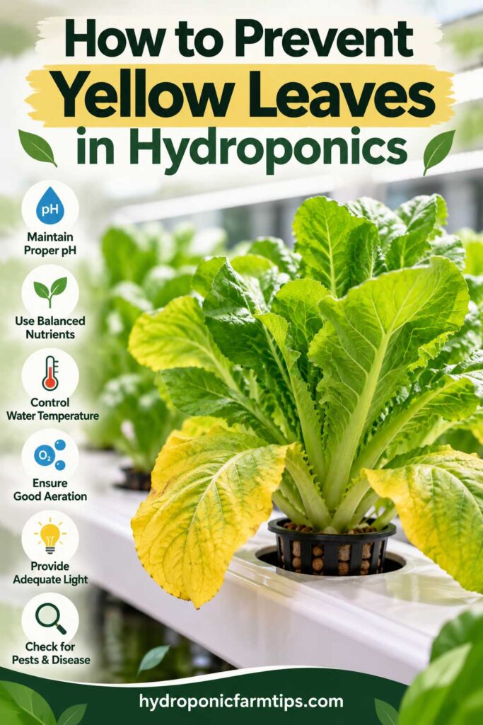 Prevent Yellow Leaves in Hydroponics