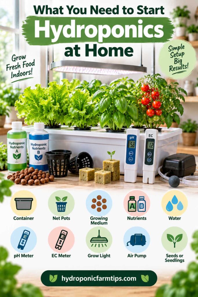 What You Need to Start Hydroponics at Home