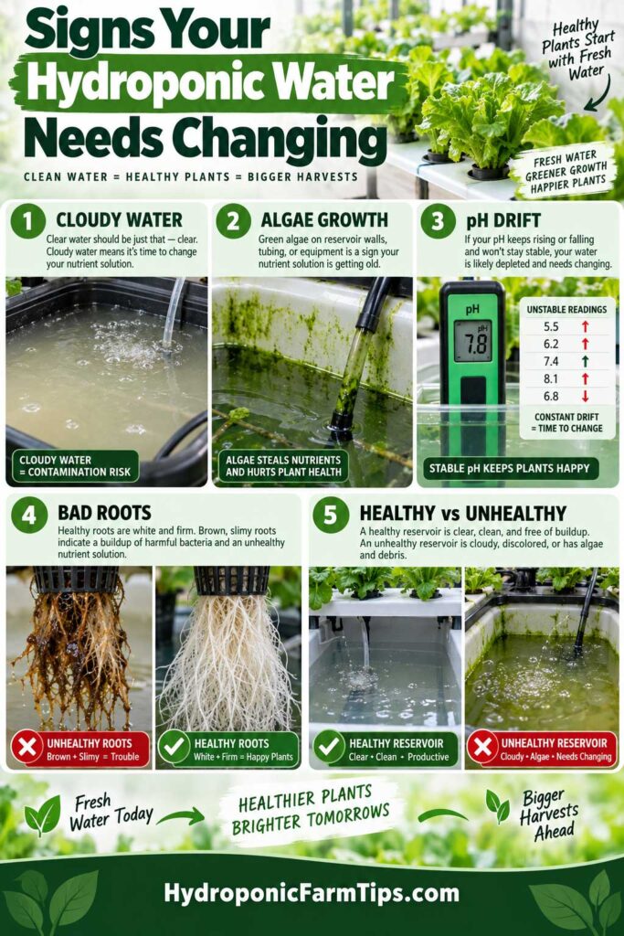 Signs Your Hydroponic Water Needs Changing