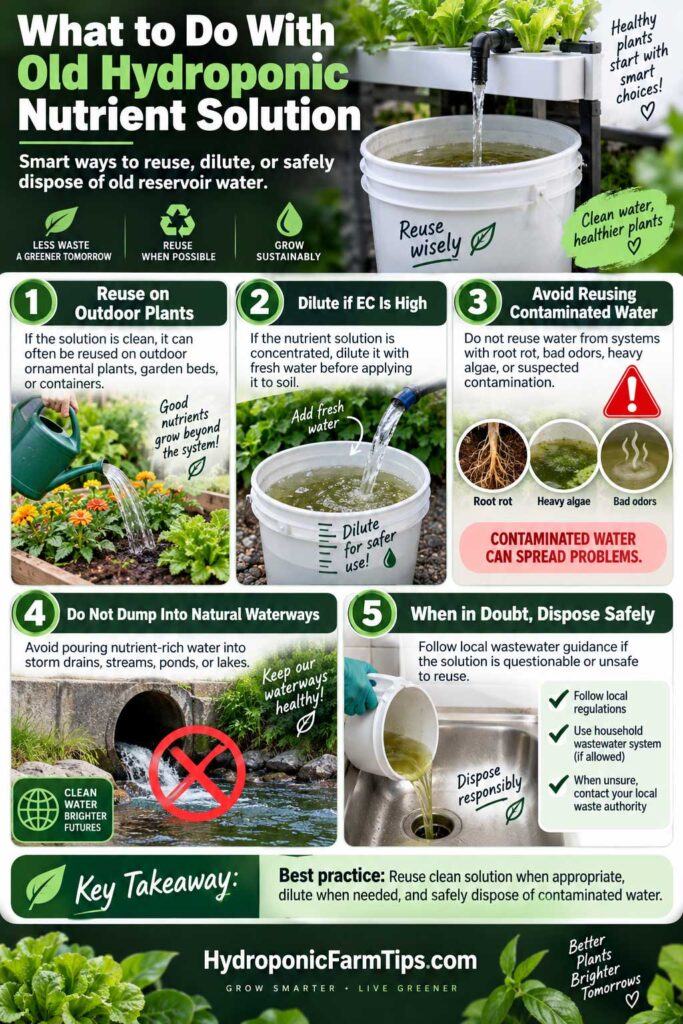 What to Do With Old Hydroponic Nutrient Solution