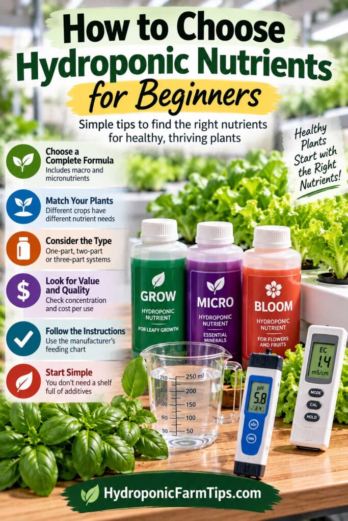 Choosing Hydroponic Nutrients Made Simple