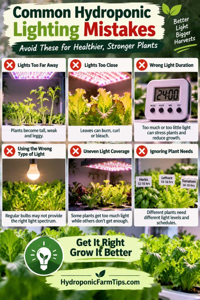 Common Hydroponic Lighting Mistakes