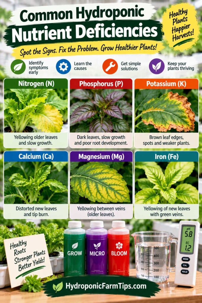 Common Hydroponic Nutrient Deficiencies