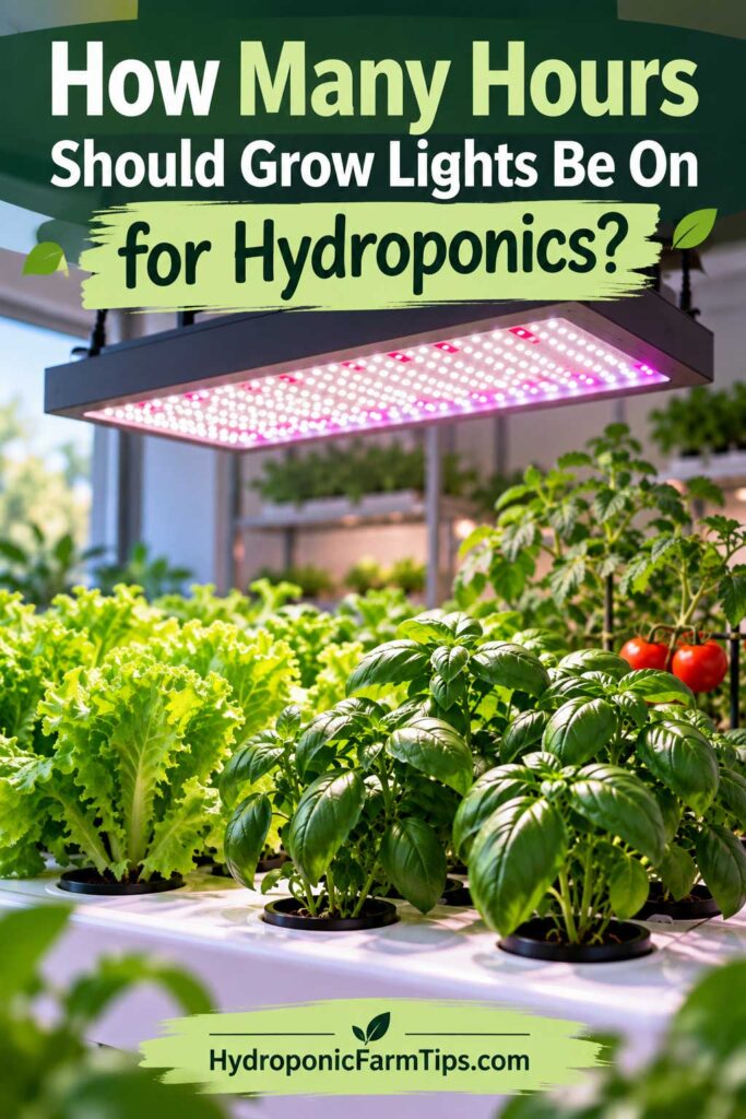 Hydroponic Grow Light Hours Guide