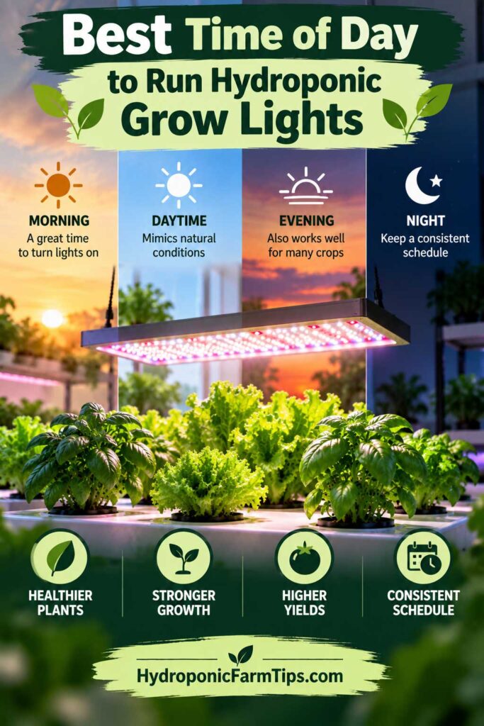 Hydroponic Grow Light Timing Guide