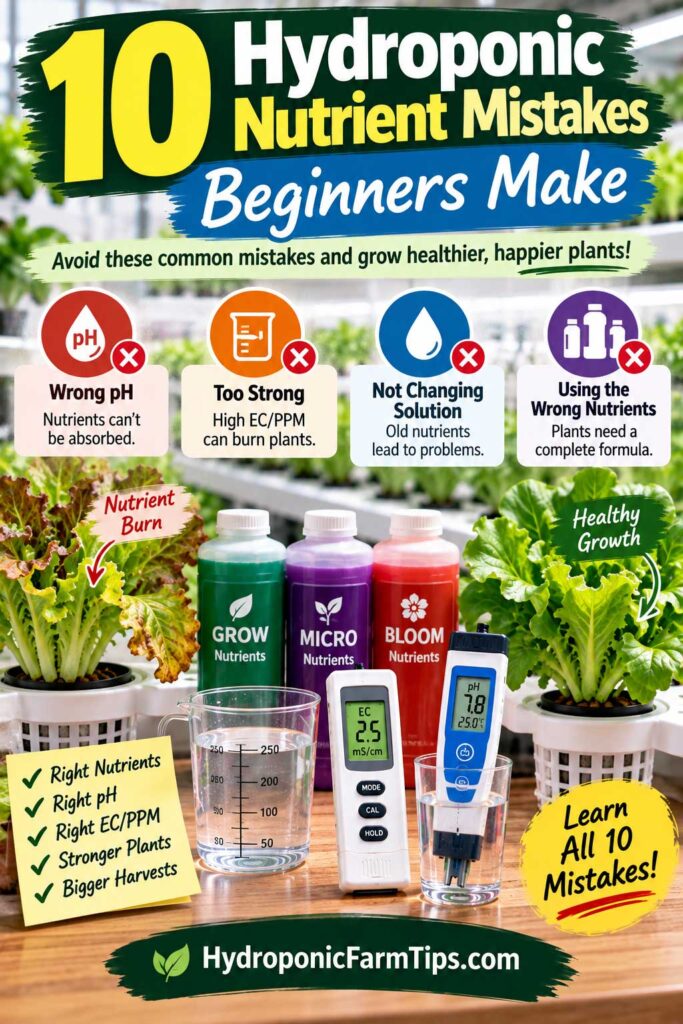 Hydroponic Nutrient Mistakes Guide