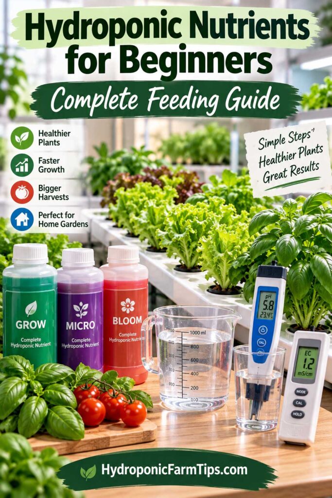 Hydroponic Nutrients for Beginners guide