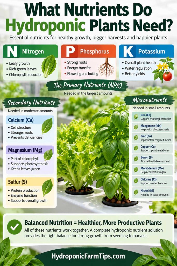 Hydroponic Plant Nutrient Guide
