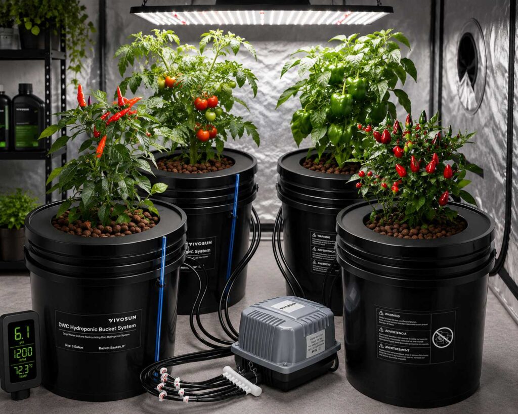 VIVOSUN DWC Hydroponics Grow System