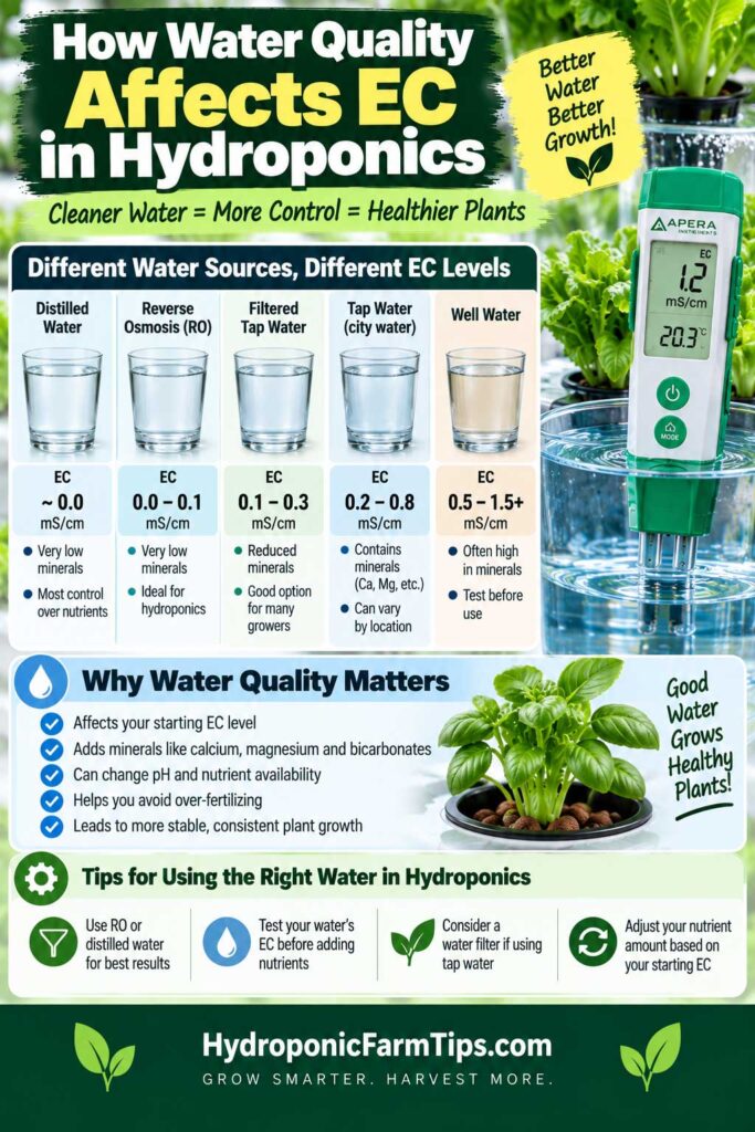 Water Quality and EC in Hydroponics