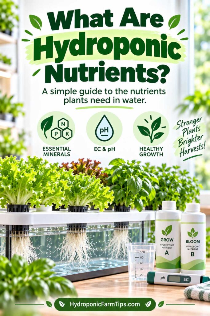 What Are Hydroponic Nutrients