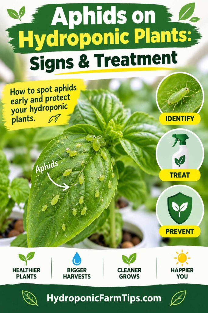 Aphids on Hydroponic Plants