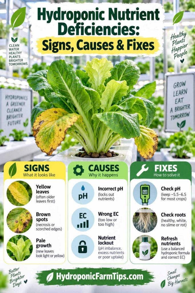 Hydroponic Nutrient Deficiency Guide