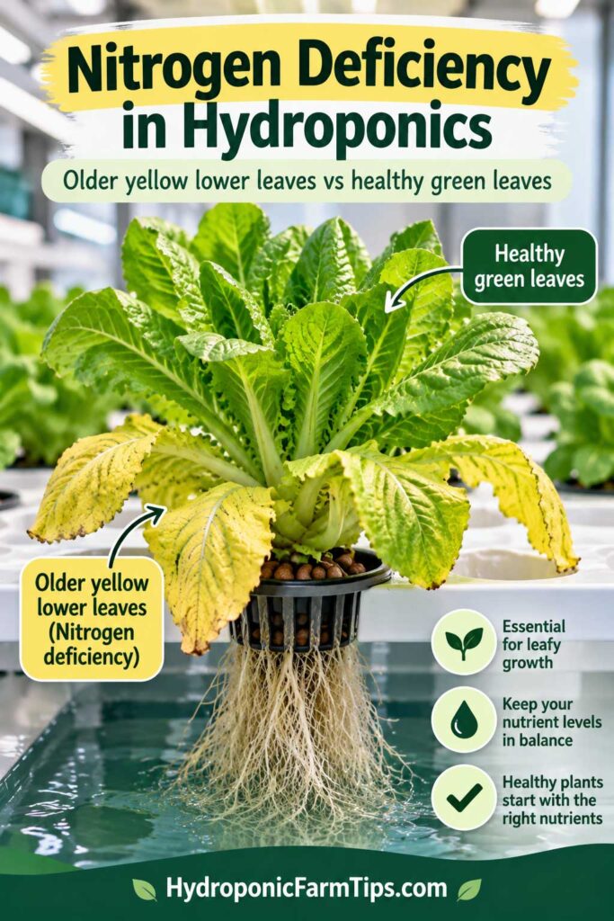 Nitrogen Deficiency in Hydroponics