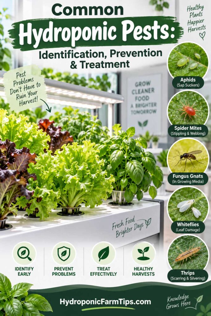 common hydroponic pests Identification Guide