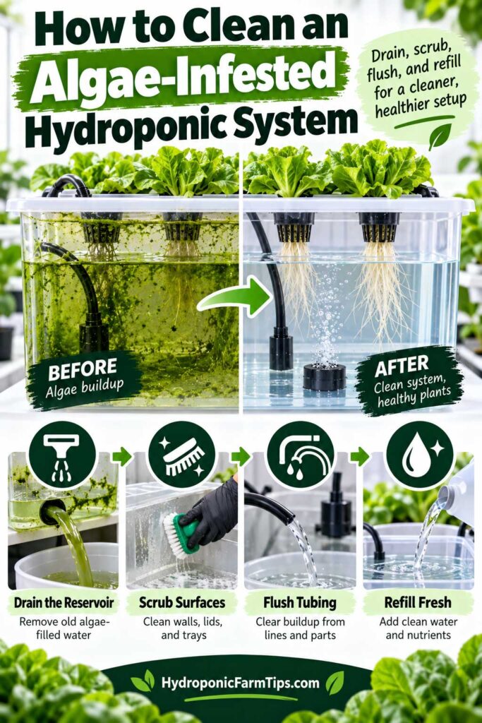 How to Clean an Algae-Infested Hydroponic System