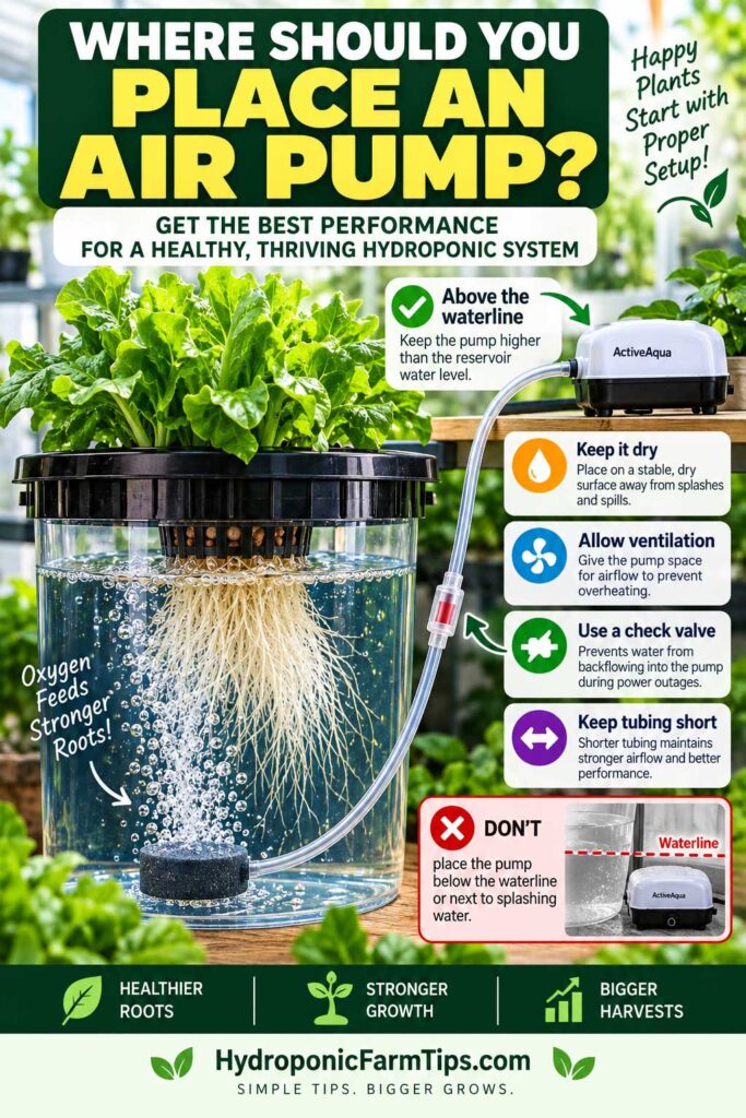 Hydroponic Air Pump Placement Guide