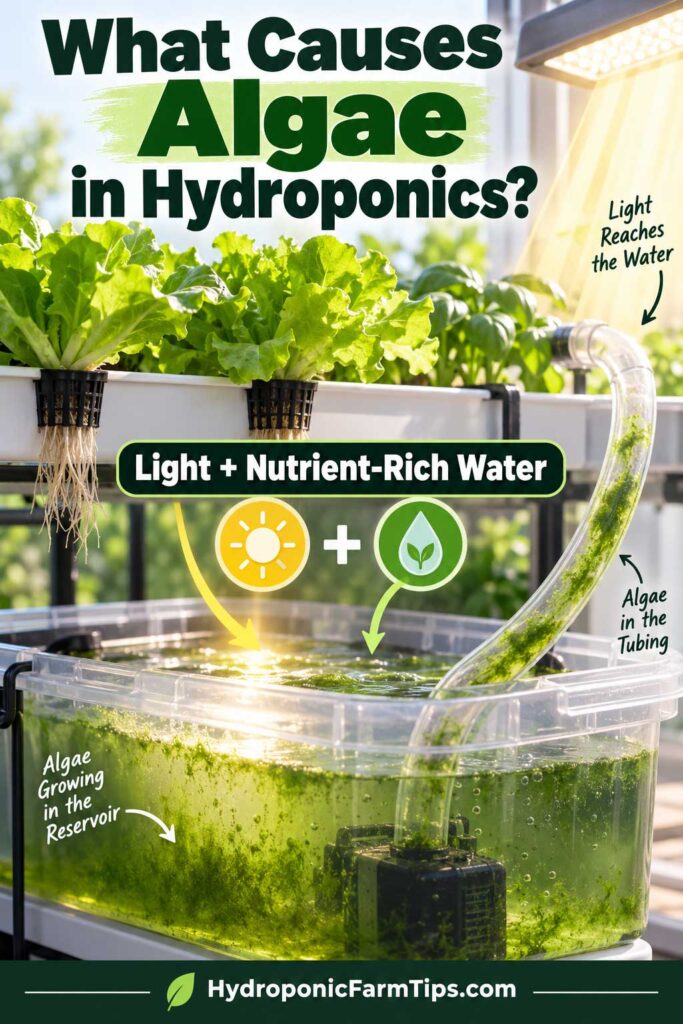 Hydroponic Algae Causes Infographic