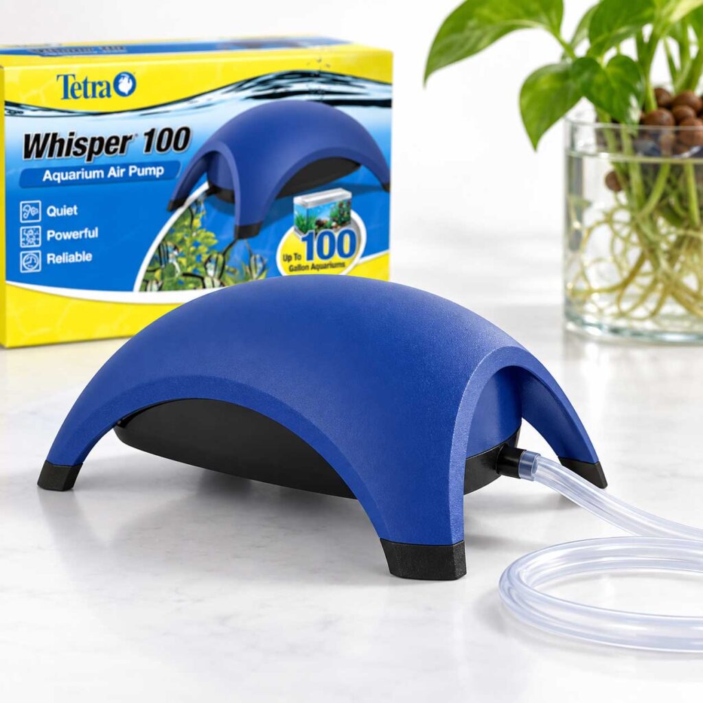 Tetra Whisper 100 Aquarium Pump Setup