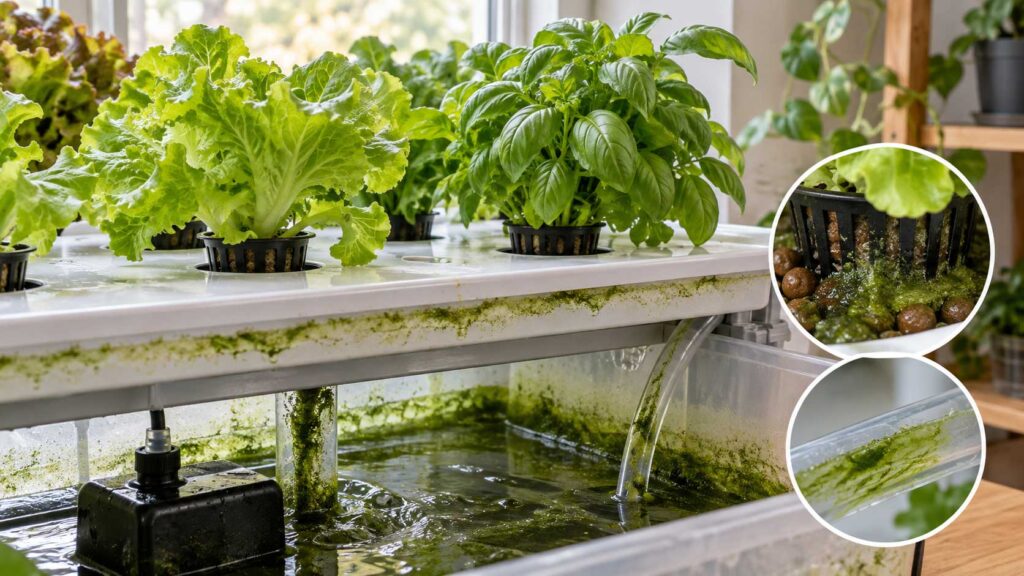 algae in hydroponics