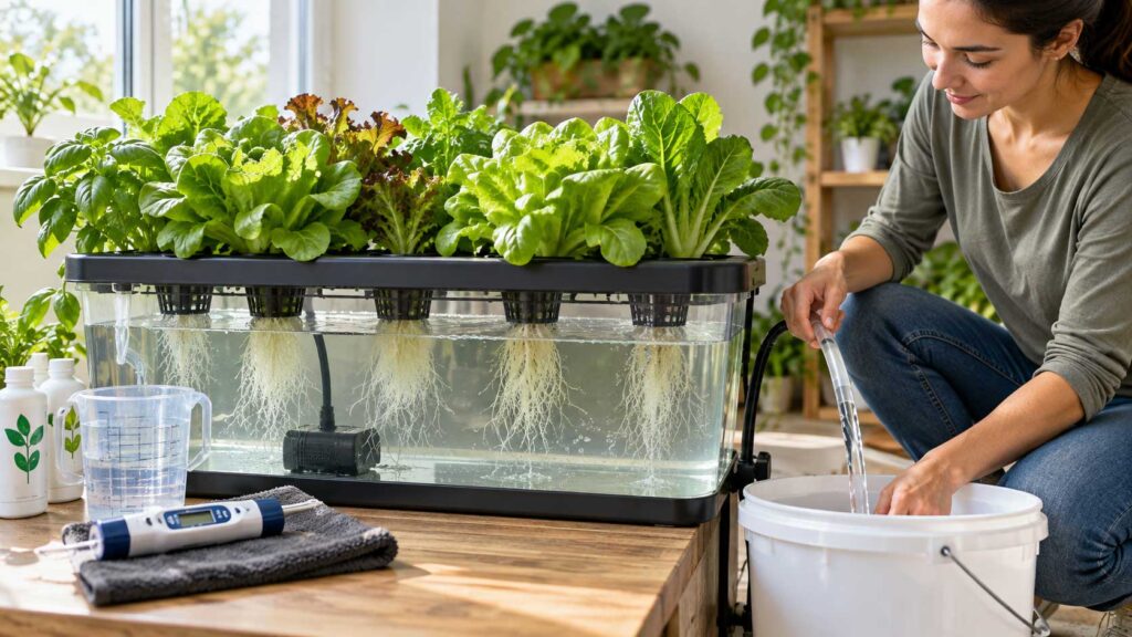 how often should you change hydroponic water